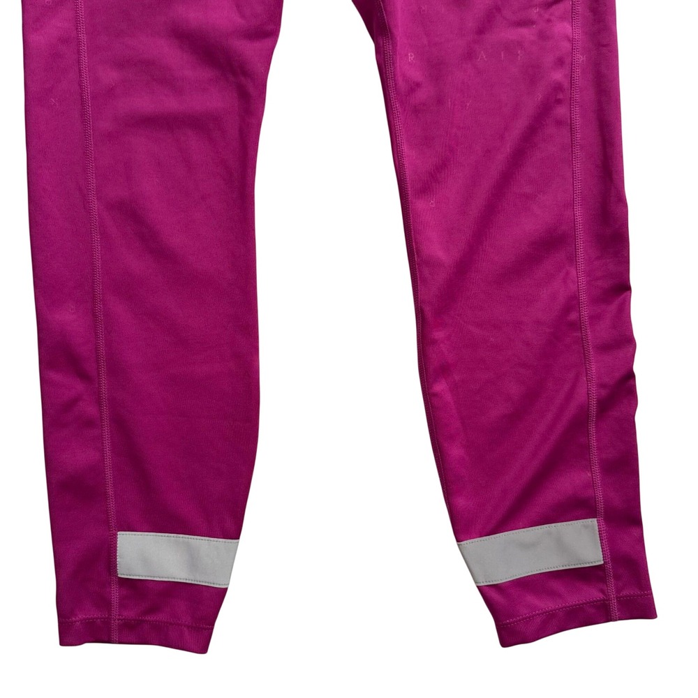 Nike Air Dri Fit Magenta Pink Leggings Cropped Athletic Workout Womens Size M - Picture 4 of 11